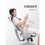 Эргономичное кресло SIHOO Vito S Cloud White + вентилируемое сиденье (Small Size) - фото 3