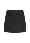 Юбка ONLY A-line skirt, Dark Grey Melange/Mottled Dark Grey - фото 5