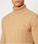 Водолазка Regular fit Gant, бежевый - фото 4