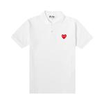 Поло Comme des Garçons PLAY Polo, White - фото