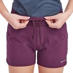 Шорты для бега Montane Slipstream 4 Inch Trails, бордовый - фото 4