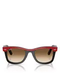 Квадратные солнцезащитные очки Wayfarer, 50 мм Ray-Ban, красный - фото 2