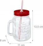 Набор из 8 стаканов с красными крышками B2X - фото 4