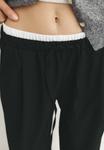 Брюки PULL&BEAR COMBINED JOGGERS, Black - фото 5