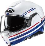 Шлем HJC i100 sysma, White/Blue/Red - фото