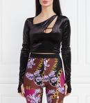 Блуза Versace Jeans Couture Regular Fit, черный - фото