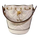 TORY BURCH Сумка-ведро из кожи с монограммой Т - фото 3