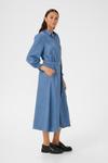 Платье-рубашка Kaffe Ellen, пыльно-синий - фото 3