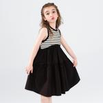 Disney Платье Black White Stripes для детей 3-7 лет - фото 4