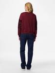 Толстовка PIECES PCNANCY, Wine Red - фото 5
