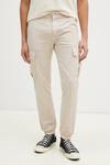 Хлопковые брюки Tommy Jeans, бежевый - фото