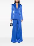 Alex Perry single-breasted satin blazer, синий - фото 2