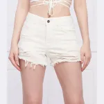 Шорты стандартного кроя Liu Jo, бежевый - фото