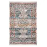 Винтажный персидский ковер из тары бежево-голубого цвета Safavieh, 275x351 см - фото