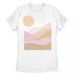 Футболка с рисунком Minimal Hills для юниоров - фото