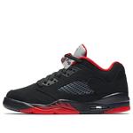 Кроссовки 5 ретро низкие Air Jordan, черный - фото