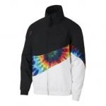 Куртка Nike Big Swoosh Rainbow Large Logo Jacket Black, черный - фото