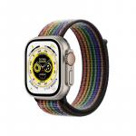 Biaodaige Часы Strap Apple Compatibility Nylon Material, Sparrow Feather Blue & Dark Blue Color - фото 3