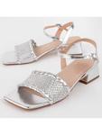Сандалии Trea Silver в серебряном цвете Montevita - фото