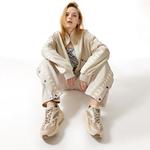 Укороченное пальто женское коричневое - 6337 Kappa - фото 7