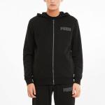 Куртка modern basics full-zip jacket 'black grey' Puma, черный - фото 3