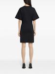 Courrèges платье-футболка мини, черный - фото 4