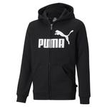 Толстовка Puma Ess Big Logo Full Zip, черный - фото