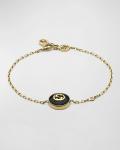 Браслет Interlocking G из оникса с бриллиантом Gucci - фото