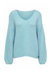 Джемпер JDY JDYDINEA L/S REVERSIBLE, Aquatic/Light Blue - фото