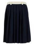 Miu Miu юбка миди со складками, синий - фото 2