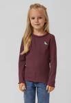 Топ s.Oliver Long sleeved top, Bordeaux/Red - фото 2