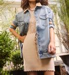 Куртка Andra Collar в синем цвете Heartloom - фото 4