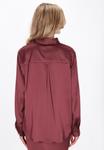 Блуза usha Button-down blouse, Burgundy/Red - фото 3