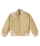 Стеганая куртка-бомбер EKD Burberry Kids, песочный - фото