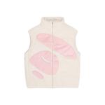 Реверсивная утепленная флисовая жилетка Aape, белый IVX - фото 2