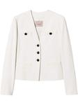 TWINSET пиджак на пуговицах, белый - фото
