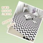 BSWolf коврик для пикника влагостойкая ткань для отдыха на природе портативный водонепроницаемый утолщенный 200*200 черно-белый волнистый + сумка для хранения - фото 2