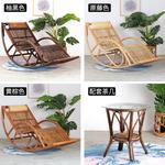 Yu Senyi Кресло-качалка из ротанга, черное - фото 4