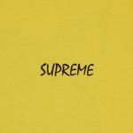 Футболка Supreme Black Cat Tee, желтый - фото 3