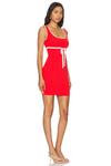 Трикотажное мини-платье люси Amanda Uprichard, красный - фото 2