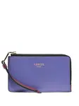 Картхолдер на молнии Lancel, фиолетовый - фото