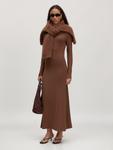 Макси платье EDITED Vangelia, Brown - фото 6