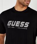 Футболка мужская Guess Active с логотипом бренда, черный - фото 4
