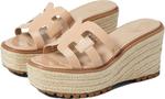 Ботинки Sam Edelman Women's Skye Flip Flop Sandal, Beige Blush Patent - фото