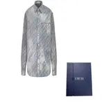 Рубашка Oblique Overshirt DIOR, серый - фото