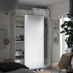 Гардероб PAX/HASVIK IKEA, 150x66x201 см, белый - фото 2