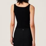 Майка женская Miu Miu, черный - фото 4