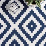 Ковер с современным дизайном в виде ромбов nuLOOM, 91x152 см, черный - фото 26