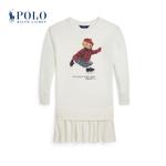 Платье fw25 детское Polo Ralph Lauren, белый - фото 3