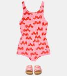 Шлепанцы с волнистым принтом Bobo Choses, розовый - фото 2